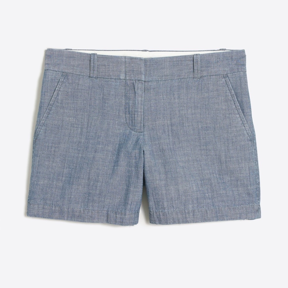 NWOT J.Crew Chambray Shorts